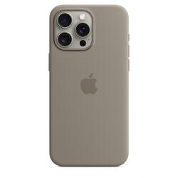 Husa telefon APPLE iPhone 15 Pro Max Silicone Case cu MagSafe, Maro