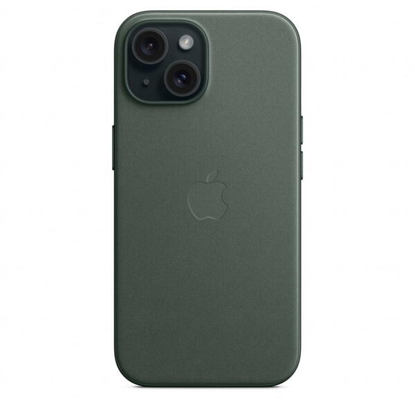 Husa telefon  Apple iPhone 15 FineWoven Case w MagSafe - Verde inchis