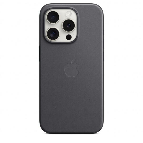 Husa telefon  Apple iPhone 15 Pro FineWoven Case w MagSafe -Negru