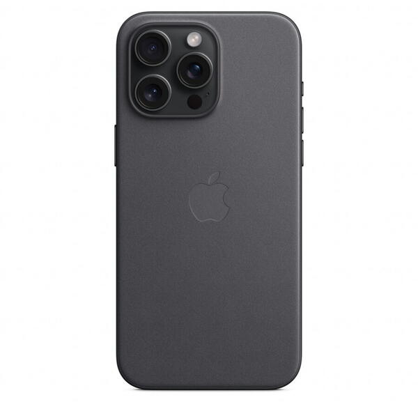 Husa telefon  Apple iPhone 15 Pro Max FineWoven Case w MagSafe - Negru
