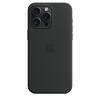 Husa telefon APPLE iPhone 15 Pro Max Silicone Case cu MagSafe - Negru
