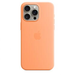 Husa telefon  Apple iPhone 15 Pro Max Silicone Case w MagSafe - Portocaliu