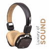 E-boda Casti Audio On Ear boAt Rockerz 600, Bluetooth 5.0, Autonomie 20 ore, Izolare fonica, Microfon, Maro