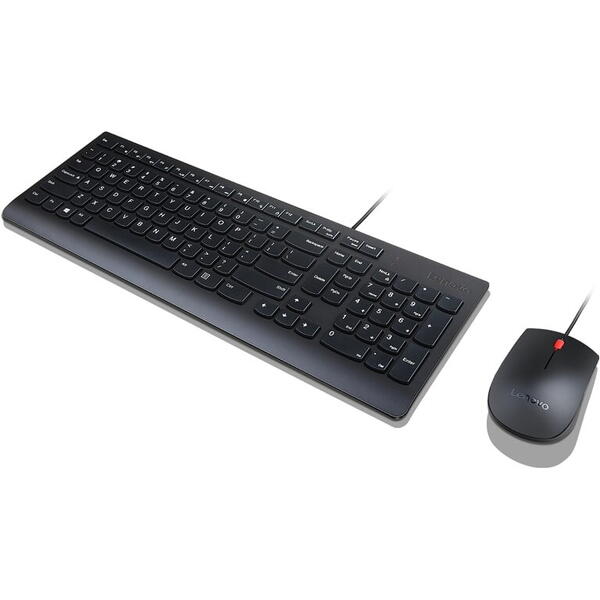 Kit Tastatura cu Mouse Lenovo Essential Negru