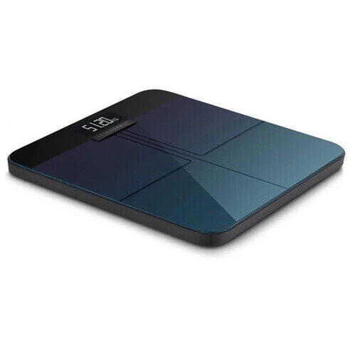 Cantar inteligent Huami AMAZFIT Smart Scale A2003, Wi-Fi + Bluetooth, 180KG, Sticla securizata, Albastru