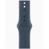 Apple Watch SE (2023), GPS, Carcasa Silver Aluminium 40mm, Storm Blue Sport Band - M/L
