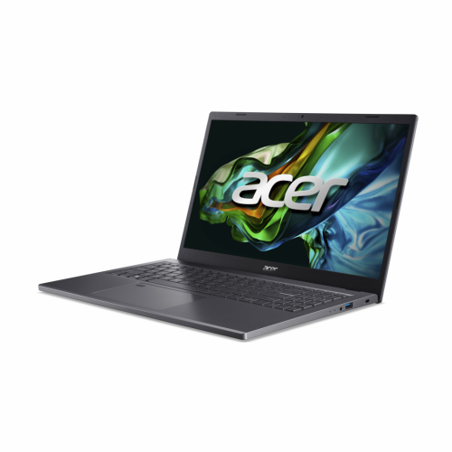 Laptop Acer Aspire 5 A515-48M, AMD Ryzen 5 7530U, 15.6 inch FHD, 16GB RAM, 512GB SSD, Free DOS, Gri