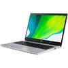Laptop Acer Aspire 3 A315-58, Intel Core i7-1165G7, 15.6 inch FHD, 16GB RAM, 512GB SSD, No OS, Argintiu