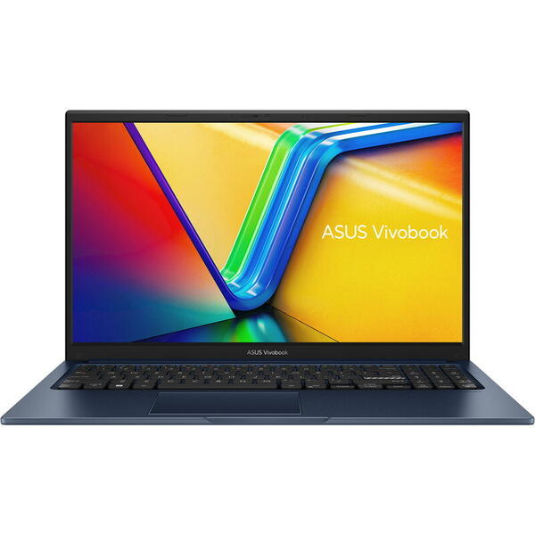 Laptop Asus X1504ZA, Intel Core i7-1255U, 15.6 inch FHD, 16GB RAM, 1TB SSD, Free DOS, Albastru