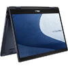 Laptop 2 in 1 Asus B3 Flip B3402FBA, Intel Core i5-1235U, 14 inch FHD Touch, 16GB RAM, 512GB SSD, Free DOS, Negru