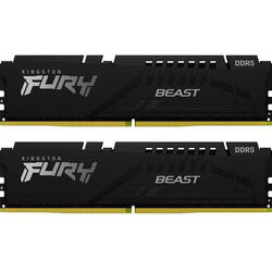 Memorii Kingston Fury Beast, 16GB(2x8GB), DDR5-5200Mhz, CL40, Dual Channel