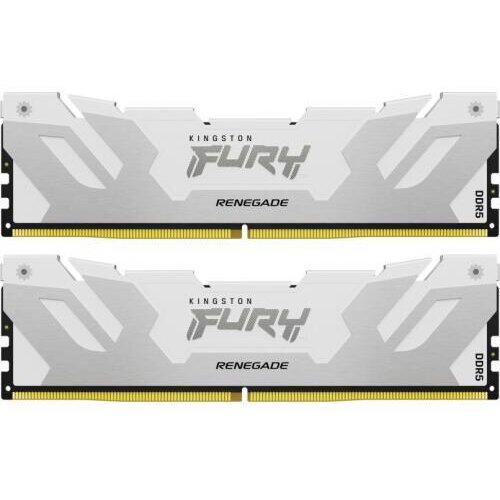 Kit Memorie Kingston Fury Renegade White Intel XMP 3.0, 64GB, DDR5-6000MHz, CL32, Dual Channel