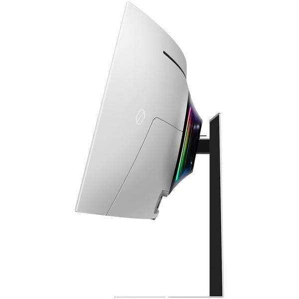 Monitor Gaming OLED Samsung Odyssey G9 49" LS49CG950SUXDU, WQHD (5120 x 1440), HDMI, DisplayPort, Ecran curbat, HDR10+, 240Hz, 0.03 ms, Alb