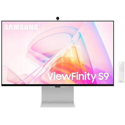 Monitor Smart Samsung ViewFinity 27" LS27C902PAUXEN, 5K, Thunderbolt 4, 3x USB C, Webcam, Argintiu