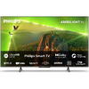 Televizor Philips AMBILIGHT tv LED 55PUS8118, 139 cm, Smart TV, 4K Ultra HD, Clasa F (Model 2023), Argintiu