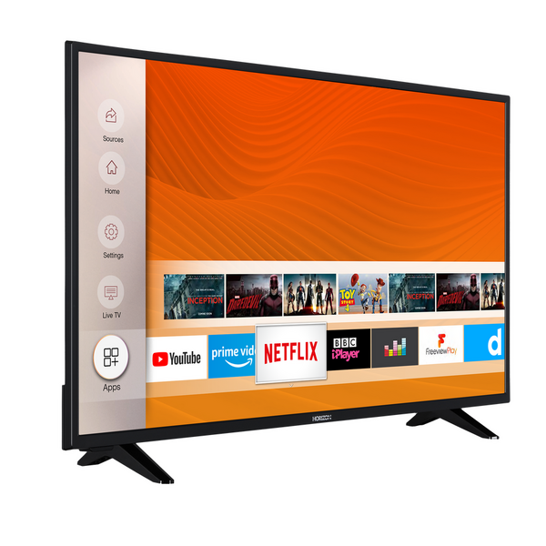 Televizor Horizon 40HL6330F, 100 cm, Smart, Full HD, LED, Clasa F, Negru
