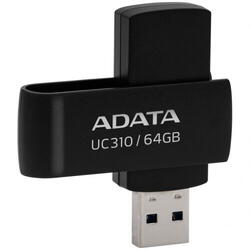 Stick Memorie A-Data UC310, 64GB, USB 3.2 gen 1, Negru