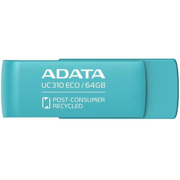 Memorie USB Adata ECO 64GB, USB 3.2 Gen1, Verde
