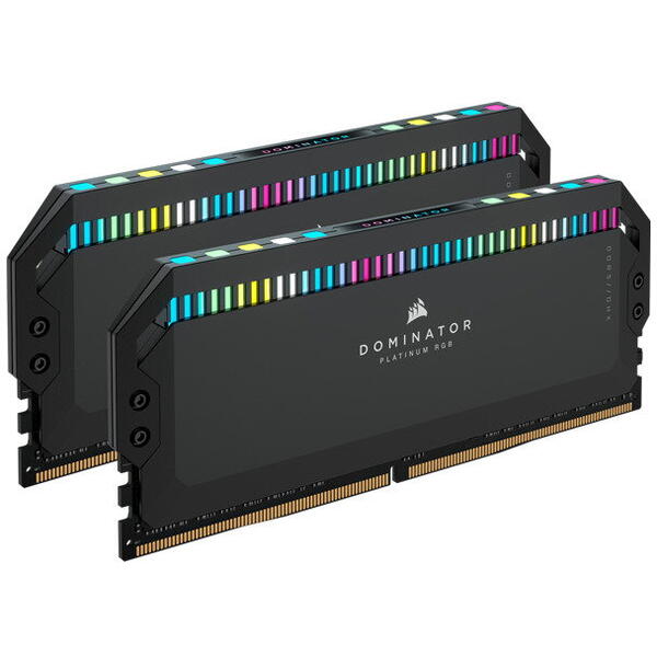 Memorie Corsair Dominator Platinum RGB Black 32GB DDR5 5600MHz CL36 Dual Channel Kit