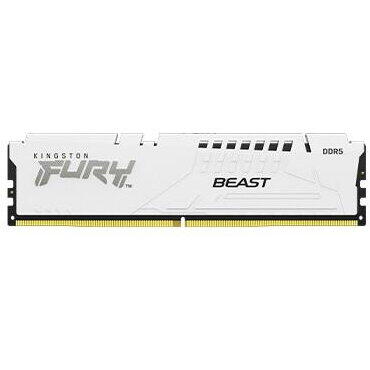 Memorii Kingston FURY Beast 64GB(2x32GB) DDR5, 5600MT/s, CL36, Alb