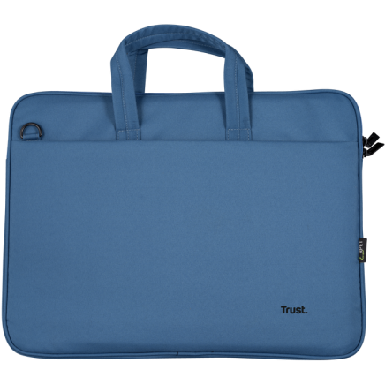 Geanta Trust Bologna Bag ECO pentru laptop de 16inch, Albastru