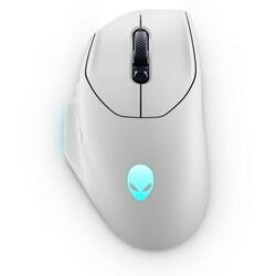 Mouse Gaming Dell Alienware AW620M, Wireless, 26000 DPI, Alb