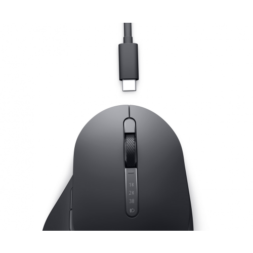 Mouse Optic Dell Premier Rechargeable MS900, USB Wireless/Bluetooth, Graphite