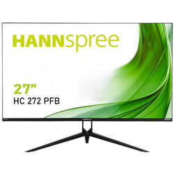 Monitor AHVA LED Hannspree 27" HC272PFB, WQHD (2560 x 1440), HDMI, DisplayPort, Boxe, 75 Hz, Negru