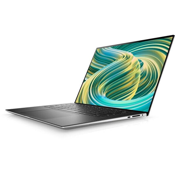 Laptop Dell XPS 9530, 15.6 inch 3.5K Touch, Intel Core i7-13700H, 16GB RAM, 1TB SSD, nVidia RTX 4060 8GB, Windows 11 Pro, Argintiu