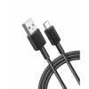 Cablu Anker 322 USB-C la USB-A 1.8 metri, Negru