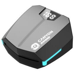 Casti True Wireless Gaming Canyon Doublebee GTWS-2, Gri, CND-GTWS2B
