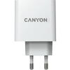 Incarcator Retea Canyon H-65, USB-C, 65W, Alb