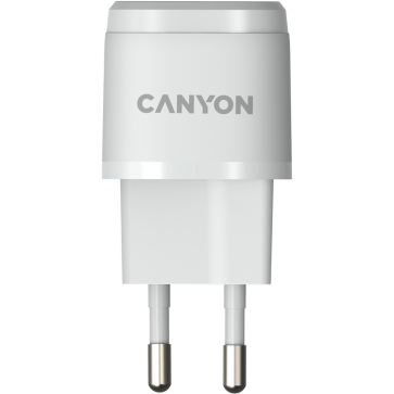 Incarcator retea Canyon H-20-05, 1x USB-C, 20W, Alb