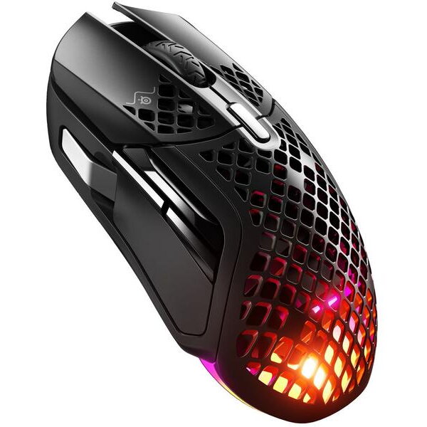 STEELSERIES Mouse Gaming SteelSeries Aerox 5 Wireless, iluminare RGB, Bluetooth, Negru Mouse