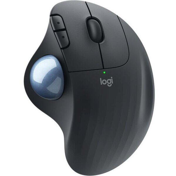 Mouse Wireless Logitech ERGO M575 Trackball, Bluetooth/USB, 2000 DPI, Negru