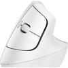 Mouse Wireless Logitech Lift for Mac, Vertical Ergonomic, Bluetooth, Alb