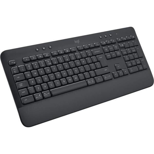 Tastatura Wireless Logitech Signature K650, Bluetooth, US INT, Negru