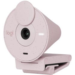 Camera Web Logitech Brio 300, USB, Full HD, 30 fps, Roz