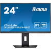 Monitor IPS LED iiyama PROLITE 24" XUB2492HSC-B5, Full HD (1920 x 1080), HDMI, DisplayPort, AMD FreeSync, Pivot, Boxe, Negru