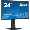 Monitor IPS LED iiyama PROLITE 24" XUB2492HSC-B5, Full HD (1920 x 1080), HDMI, DisplayPort, AMD FreeSync, Pivot, Boxe, Negru