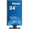 Monitor IPS LED iiyama 23.8" XUB2492HSU-B5, Full HD (1920 x 1080), VGA, HDMI, DisplayPort, Pivot, Boxe, Negru