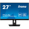 Monitor IPS LED iiyama ProLite XUB2792UHSU-B5 27" UHD, 60Hz, 4ms, HDMI, DisplayPort, DVI, HUB USB 2x3.2, HAS (150mm) + Pivot, Negru
