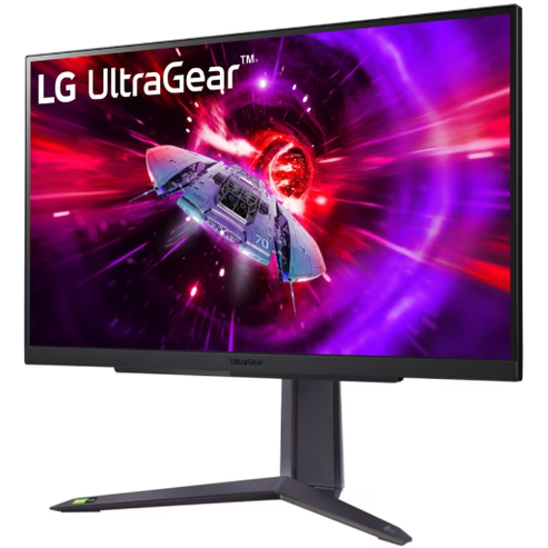 Monitor Gaming IPS LED LG UltraGear 27" 27GR75Q, QHD (2560 x 1440), HDMI, DisplayPort, AMD FreeSync, Nvidia G-Sync, Pivot, 165 Hz, 1 ms, Negru