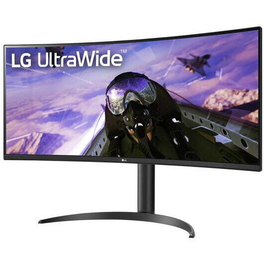 Monitor Gaming VA LED LG 34" 34WP65CP-B, UWQHD (3440x1440), HDMI, DisplayPort, Ecran curbat, Boxe, 160 Hz, 1ms, Negru