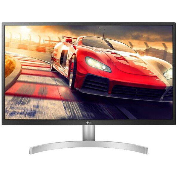 Monitor Gaming IPS LED LG 27" 27UL500P-W, UHD (3840 x 2160), HDMI, DisplayPort, AMD FreeSync, Alb/Argintiu