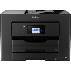 Imprimanta inkjet color Epson WF-7830DTWF, A3, duplex, USB 2.0, Wi-Fi, 25 ppm negru, 25 ppm color