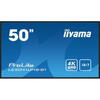 Monitor LED IPS, Iiyama LE5041UHS-B1, 50"/4K, 1xVGA/3xHDMI, Negru