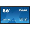 Display Interactiv Iiyama Seria ProLite TE8612MIS-B2AG, 86inch, 3840x2160pixeli, Negru