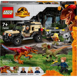 LEGO® Jurassic World - Transport de Piroraptor și Dilophosaurus 76951, 254 piese