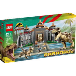 LEGO Jurassic World Centru pentru turiști: T. rex și raptor la atac